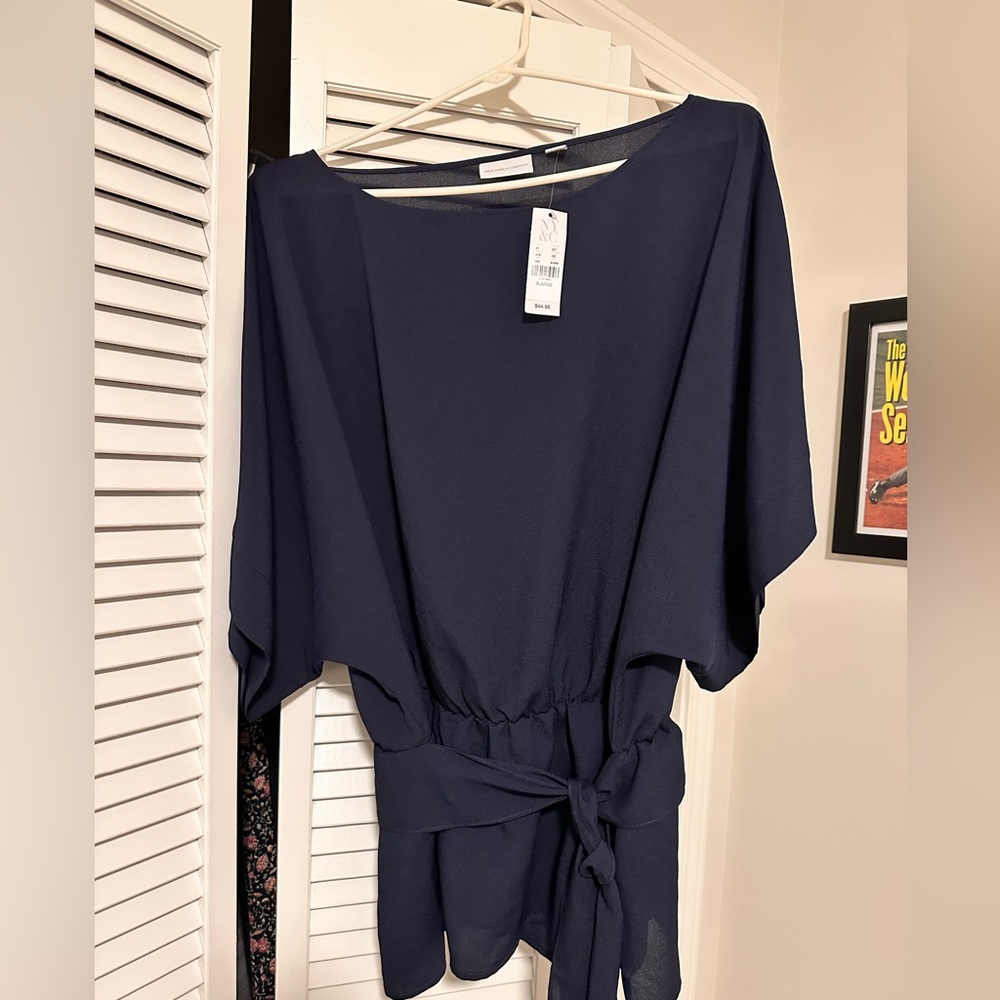 New York and Company Short Sleeved Blouse